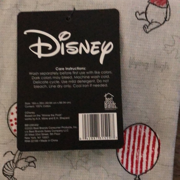 Official Disney Winnie the Pooh & Piglet Dishcloth - Picture 3 of 3